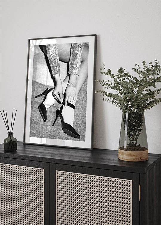 Disco Feet B&w