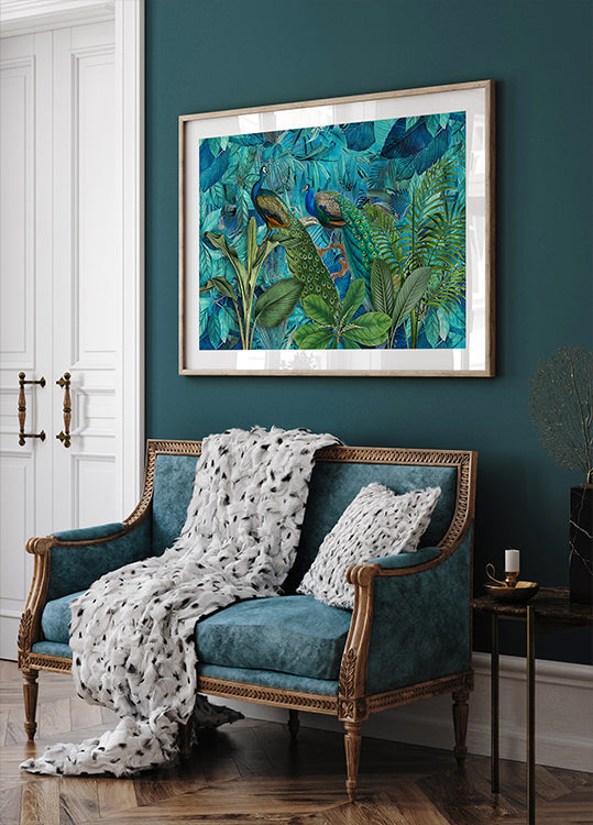 Jungle Birds Garden No1 Poster