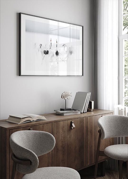 Calligraphic ballet Poster