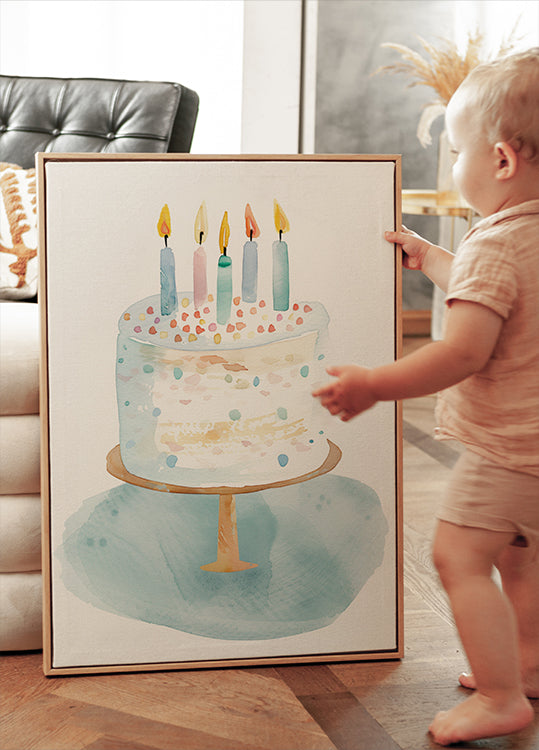 Birthday Cake Poster