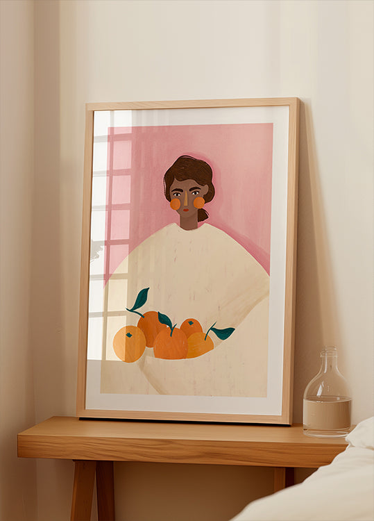 The Woman With the Oranges Poster