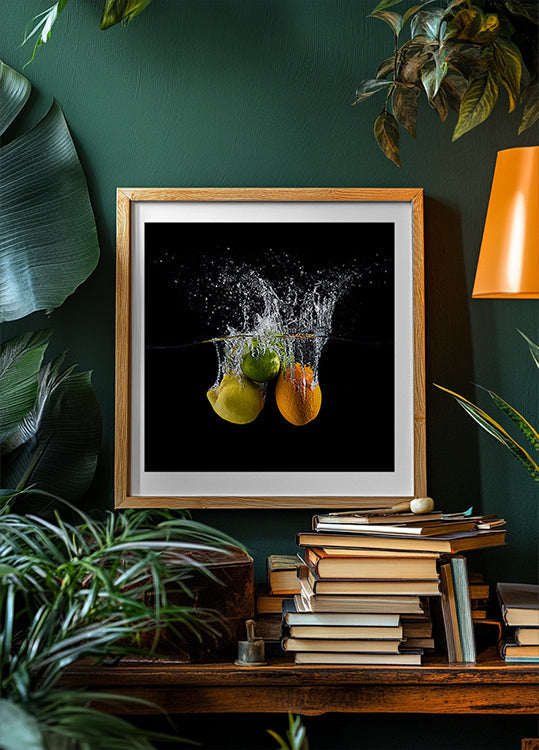 Citrus splash Poster