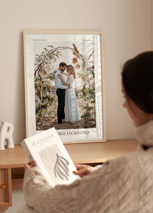Personalized Wedding Photo Poster
