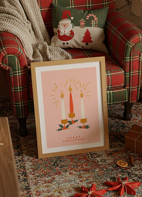 Christmas Candles Poster