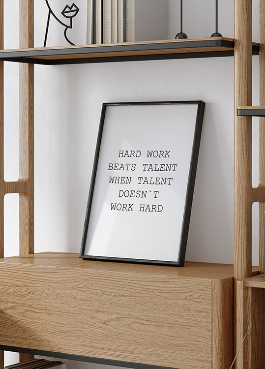 Hard Work Poster