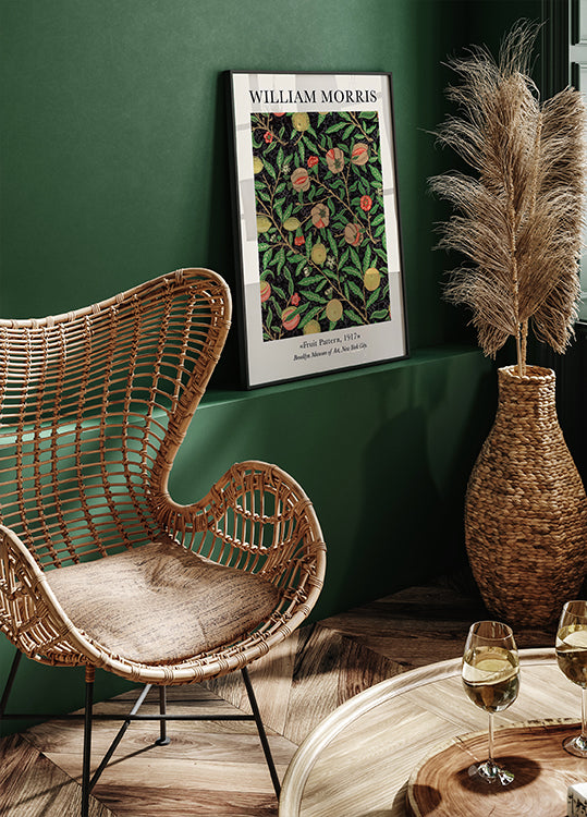 William Morris Fruit Pattern Poster