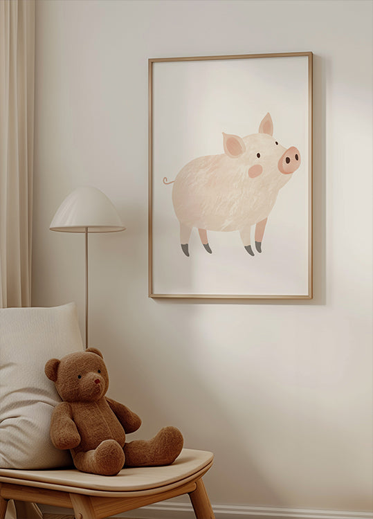 Soft Pig Poster