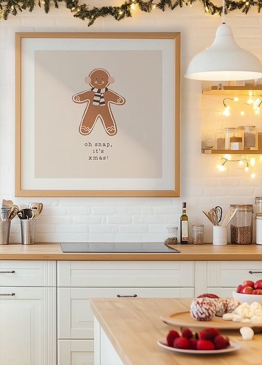 Oh Snap It's Xmas Poster