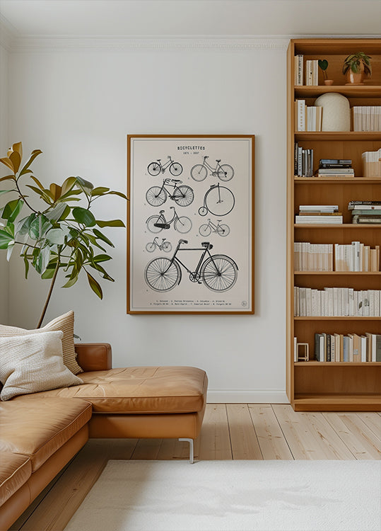 Bicyclettes Poster