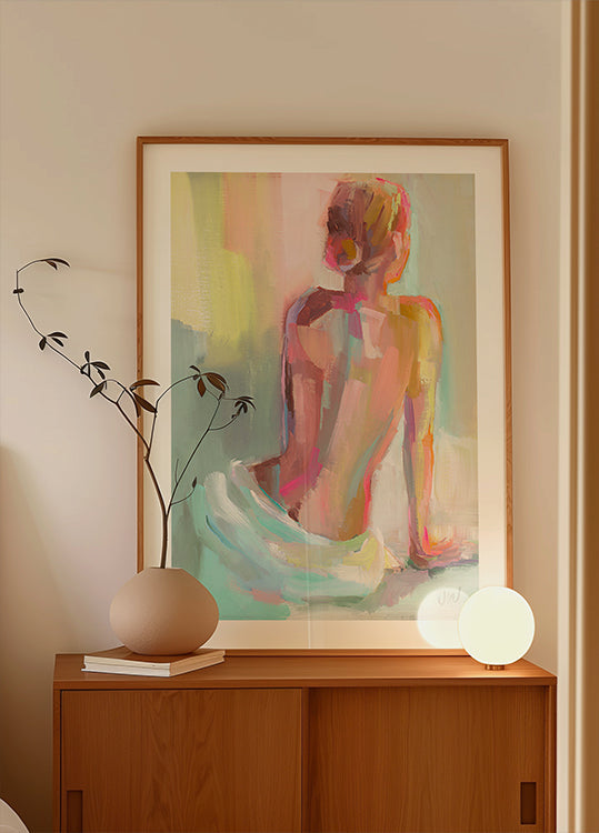 Woman Postu Woman Posing Poster Poster – Posterbox.se