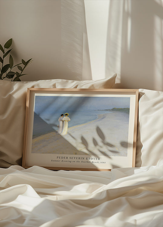 Summer Evening on the Souther Beach Poster