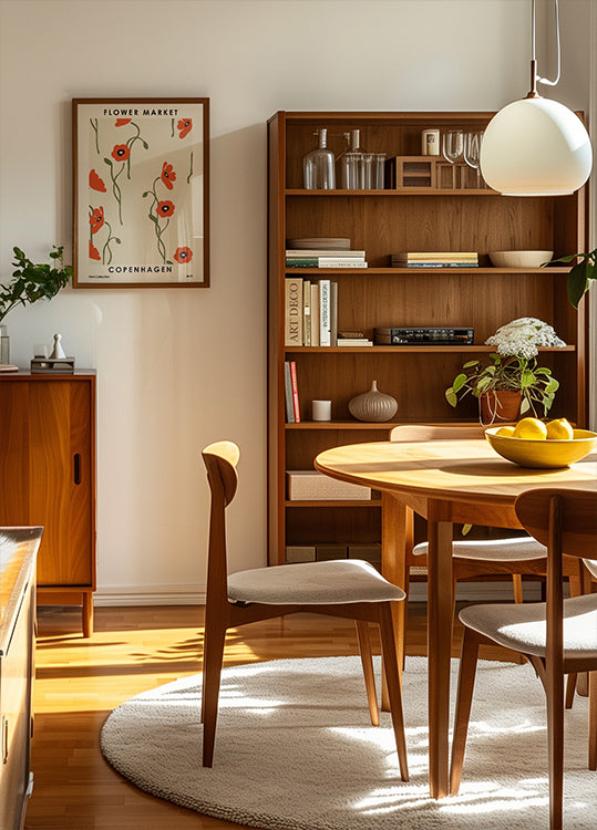 Flower Market Copenhagen  Poster