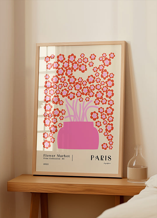 Flower Market. Paris Poster