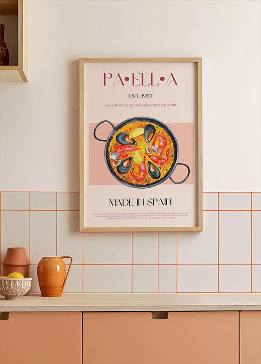 Paella Delight Poster
