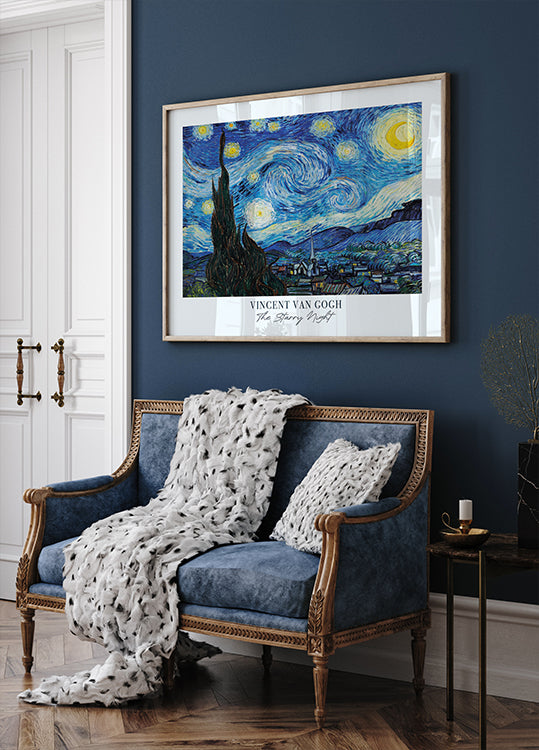 The Starry Night by Vincent van Gogh Poster