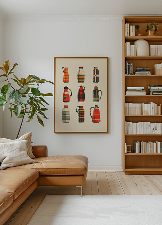 Retro Thermos Print Poster