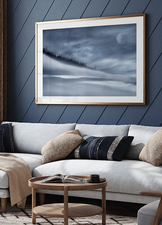 Winter night Poster