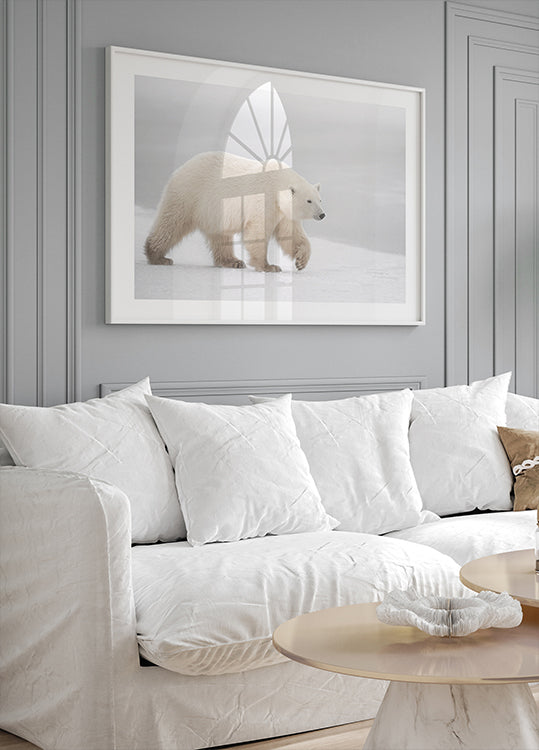 White Poster