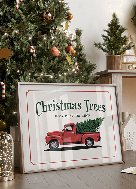 Christmas Trees Poster