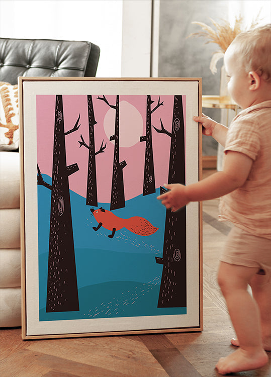 Winter Fox Poster