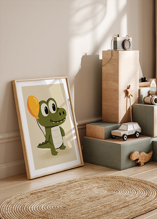 Cute Crocodile Poster