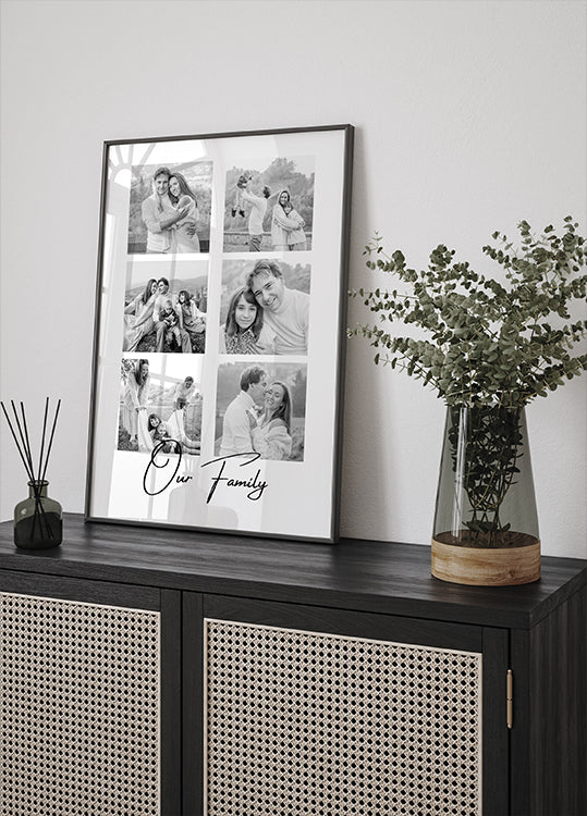 Our Family Collage Poster