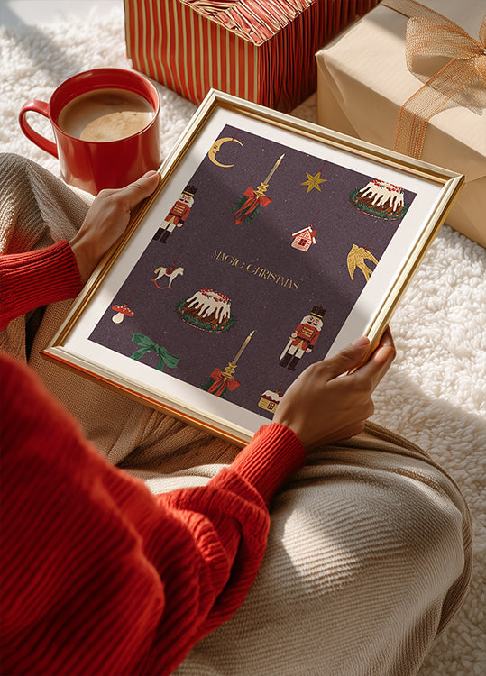 Cozy Christmas Things Poster