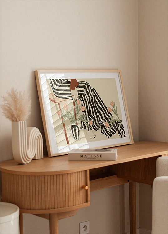 Tulips By My Feet Poster