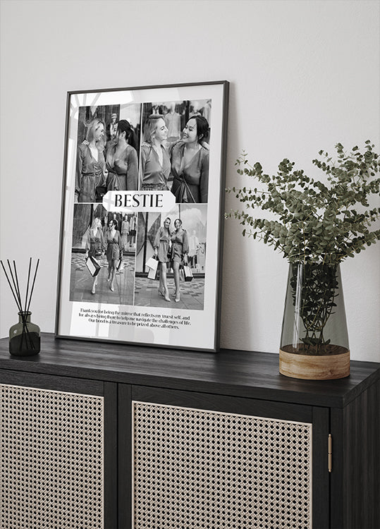 Best Friend Personalized Collage Poster
