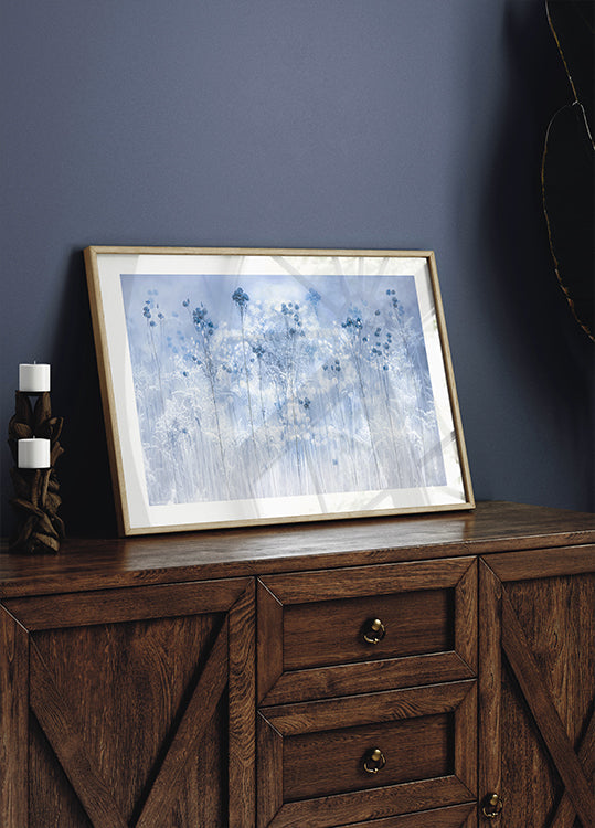 Icy blue Poster