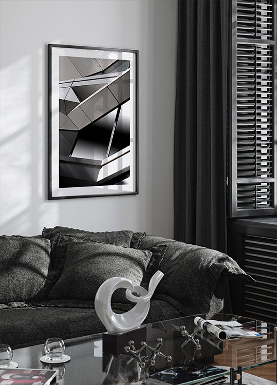 White Facade Poster
