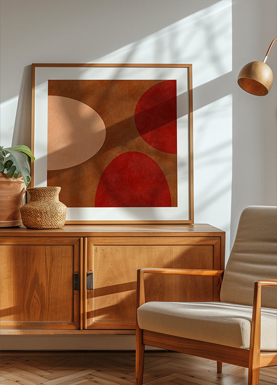 Autumn Mid Century Earthy 24 Poster