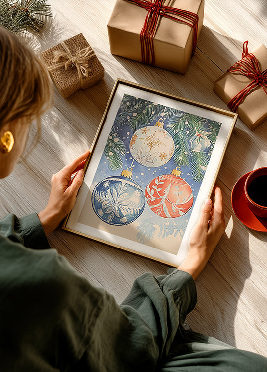 Christmas Ornaments II Poster
