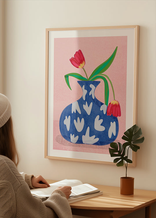 Tulpe in vase