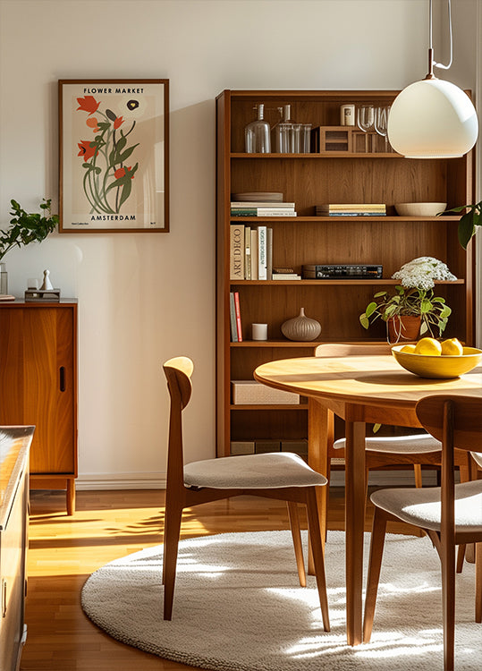 Flower Market Amsterdam  Poster