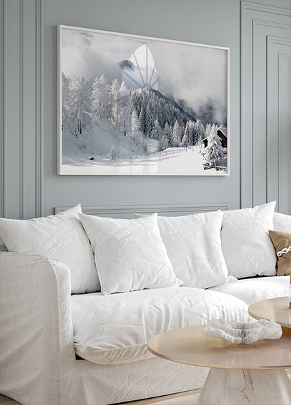 Winter Magic in the Alps Poster