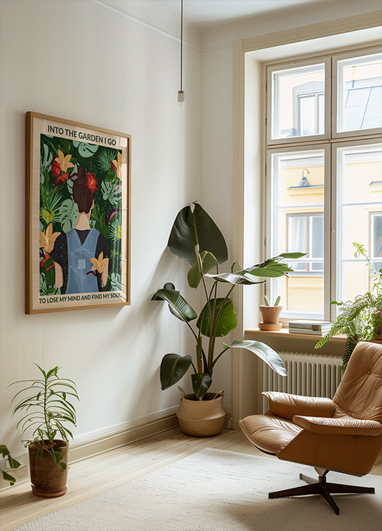 Into the Garden Standard Wall Art Poster