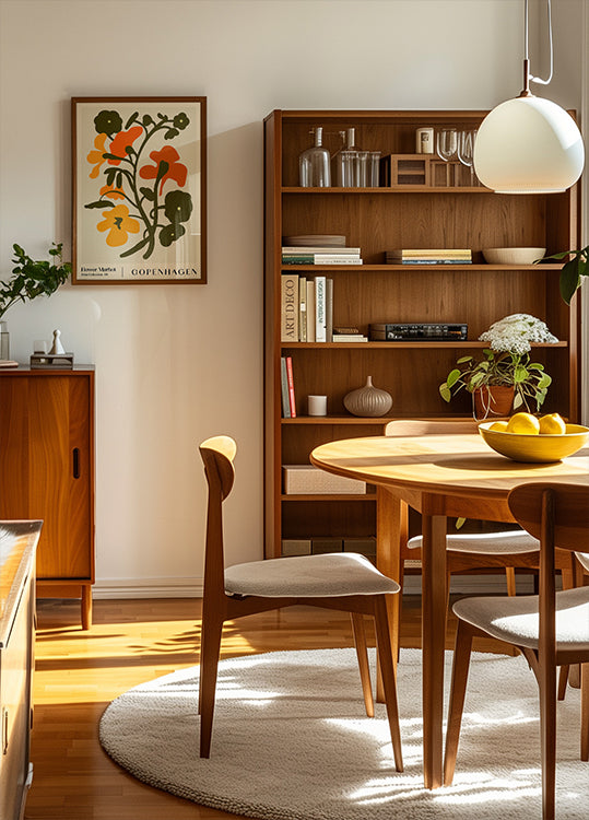 Flower Market. Copenhagen  Poster