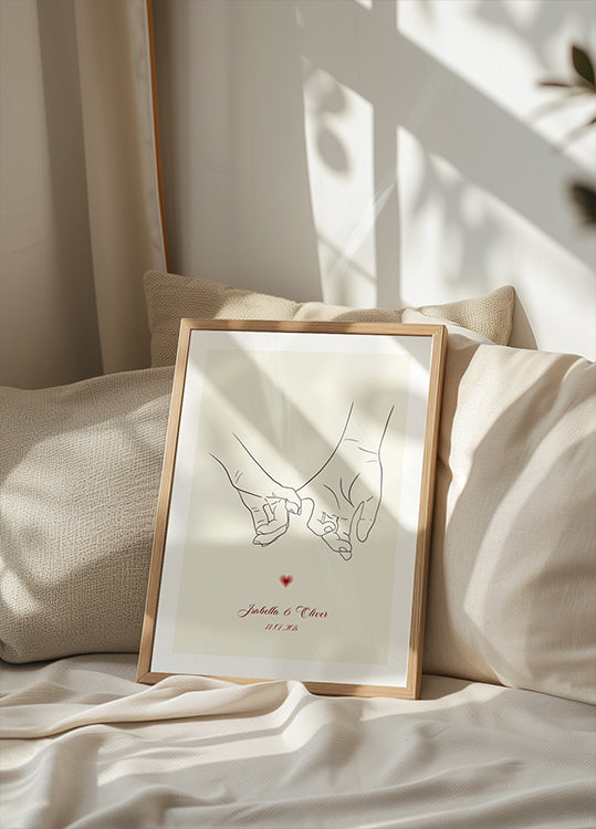 Holding Hands Personalized Poster