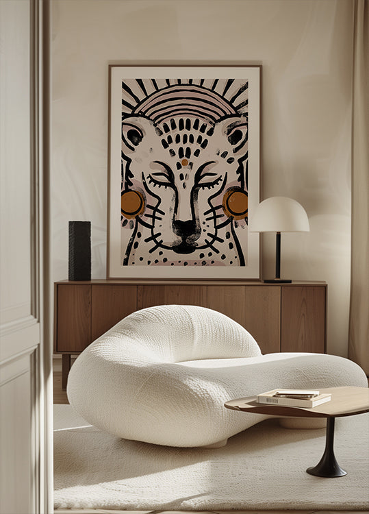 Leopard&Tranquility Poster