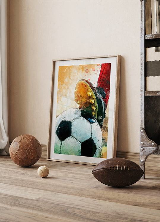 Football 1 sport art Poster