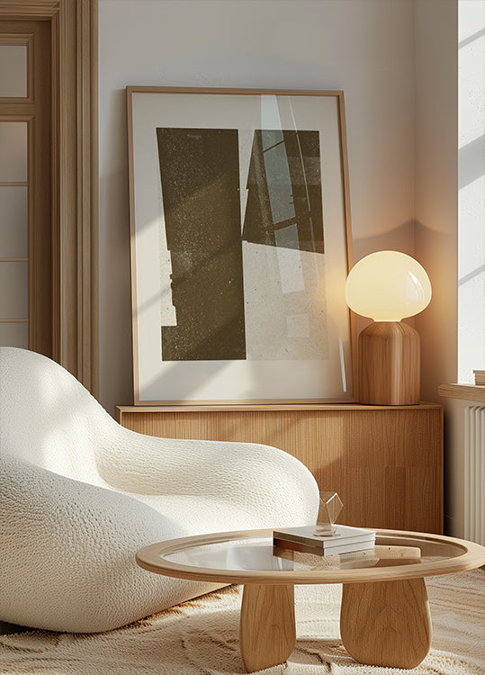 Muted Geometries Poster