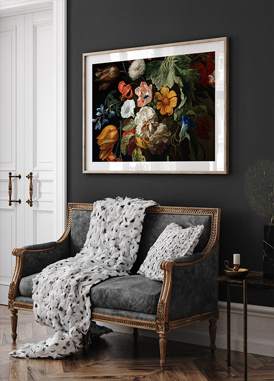 Rachel Ruysch - Still-Life with Flowers Poster