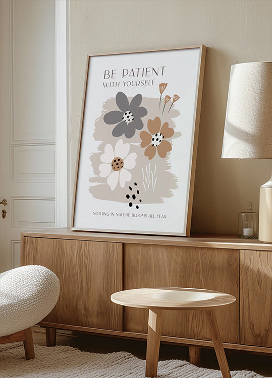 Be Patient With Yourself Poster