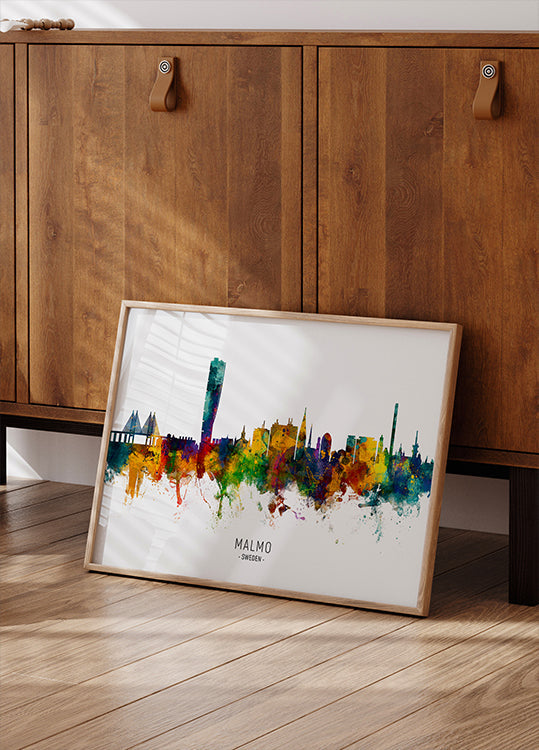Malmo Sweden Skyline