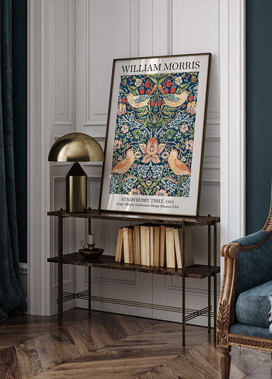 Strawberry Thief, William Morris Poster