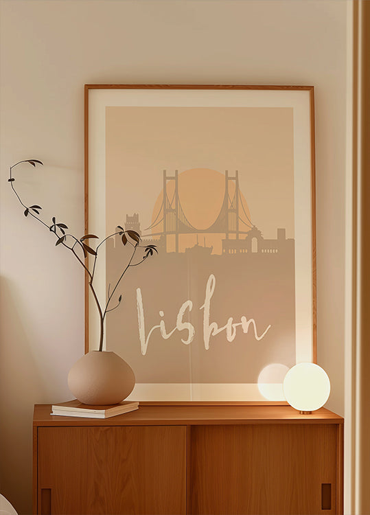 Skyline Earth Tone 2 39 Poster