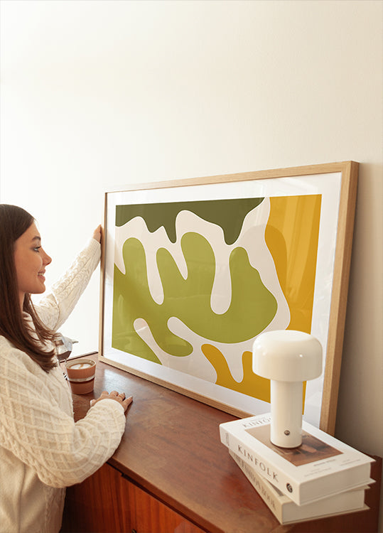 Modern Colorful Shapes Poster