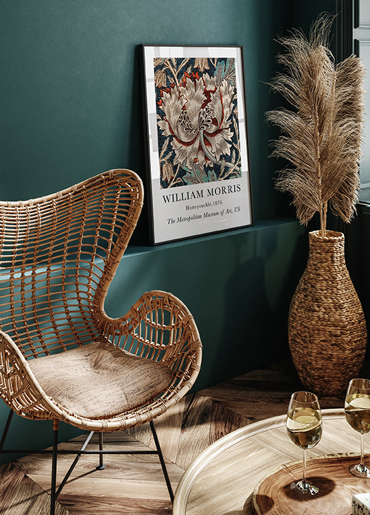 William Morris Honeysuckle Poster