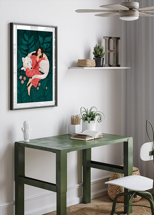 Polar Wolf Poster